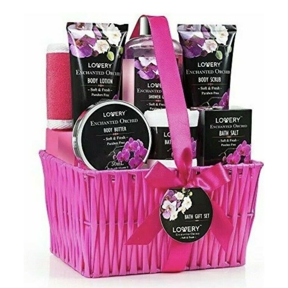 Lovery Gift Baskets for Women, Spa Gift Set for Her, Bath & Body Gifts for Her